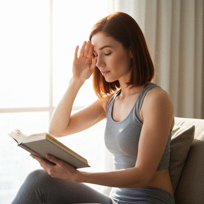 Lifestyle image showcasing healthy eye care practices
