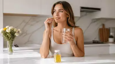 User using Lutein supplements
